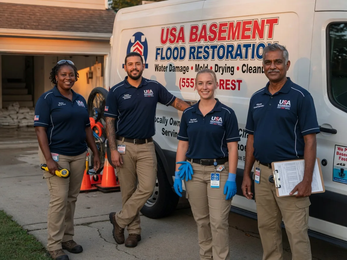 Basement Flood Cleanup company in Garland, PA